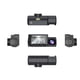 thumbnail image 3 of Cámara De Tablero 3 canales DVR para coche cámara frontal y trasera grabadora de vídeo para coche HD 1080P 4K GPS incorporado, 3 of 9