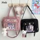 thumbnail image 3 of Mochila gótica kawaii para niñas con peluches, estilo japonés, accesorios lolita, útiles escolares kawaii para niños (rosa kawaii)., 3 of 5