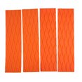 thumbnail image 1 of Eigraketly 4 Uds. Almohadilla de tracción EVA para Surf, alfombrilla trasera para pies, tabla Longboard, almohadillas de agarre resistentes, suministros de Deportes acuáticos Naranja Eigraketly OD031715-03B, 1 of 6