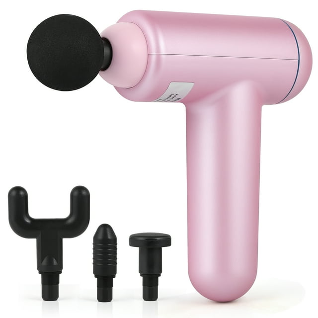 6 Speed Massage Gun Deep Tissue Percussion Massager Muscle Vibrater Relaxing Pink