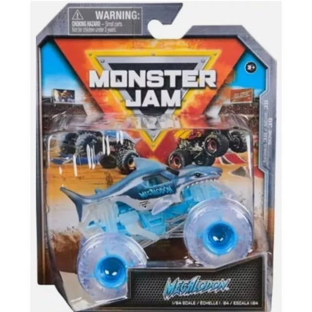 Monster Jam Megalodón Ghost Crew Camión Diecast 1:64