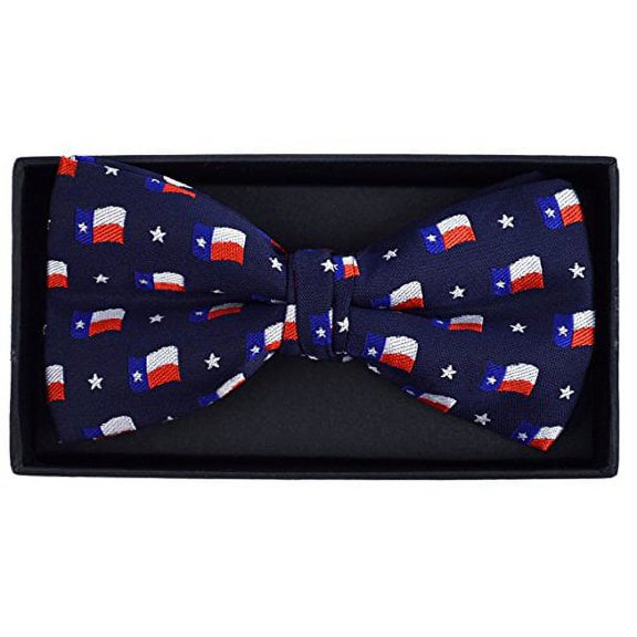 Men's Texas Flag Print Pattern Novelty Bow Tie