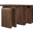 thumbnail image 5 of Meridian Furniture Westbourne Brown Oak Veneer Console Table, 5 of 14