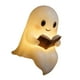 thumbnail image 3 of Lámpara de lectura fantasma con forma de libro, decoración de Halloween, luz nocturna LED novedosa para repisa, estudio, habitación de granja, adorno., 3 of 8