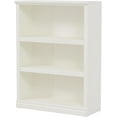 thumbnail image 4 of 43 in Tall Bookcase, 3-Tier Bookshelf Open Storage, 33 inch Wide Floor Standing Indoor Furniture, Book Cases for Home School Library Office Bedroom Kids, White 3 Tiers, 4 of 8