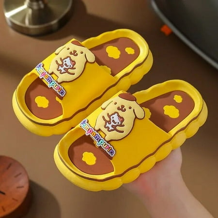 

Anime Sanrio Slipper Kuromi Flip Flop Home Outdoor Hello Kitty Non-Slip Indoor Bathroom Women Summer Beachsoft Anti-Sli Shoe
