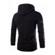 thumbnail image 3 of Sudadera Con Capucha Para Hombre De Color Sólido Deportivo, 3 of 8