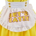 thumbnail image 6 of Women Yellow Maid Apron Sweet Cute Fancy Dress Outfit, 6 of 8