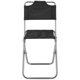 thumbnail image 4 of Folding Game Chair Comfortable Beach Chair Lightweight Camping Accessory For Hiking Black 48.00X23.00X22.00CM Alloy Polyester 1Pack, 4 of 4