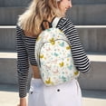 thumbnail image 7 of Balery Chicken Vintage Canvas Backpack for Men and Women - Large Capacity, Durable Travel Laptop Bag for School, Work, Hiking, and Outdoor Activities, 7 of 7