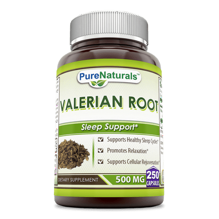 Pure Naturals Valerian Root 500 Mg 250 Capsules (Best Valerian Root Supplement)