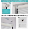 thumbnail image 2 of Persianas Joydeco sin taladrar, opacas, 48 x 91 cm, color blanco, 2 of 9