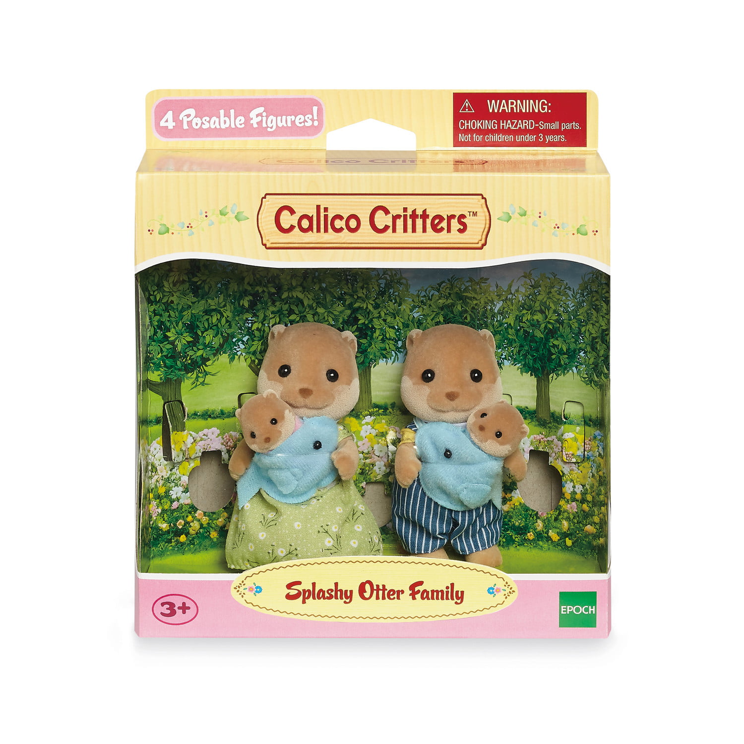 NEW calico critters 4 bottle and 4 pacifier 