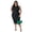 Black, variant on AURA Women Plus Size Sleeveless Midi Dress Casual Solid Summer Spring Stretch Dress
