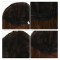 thumbnail image 5 of Unique Bargains 1 Pc Straight Long Hair Hair Wig High Temperature Fiber 22in Human Wig Brown for Women, 5 of 6