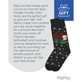 thumbnail image 7 of MeMoi Men's Ho Ho Hold My Beer Holiday Novelty Crew Socks - Mens - Male, 10-13, Black, 7 of 7