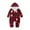 Baby, variant on Family Christmas Pajamas Matching Sets, Red Hooded Zipper Onesie Jumpsuit with Snowman Print, Funny Matching Family Christmas Pajamas Sleepwear Loungewear for Couples, Women & Men