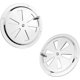 thumbnail image 1 of round air vent stainless steel ventilation grille round air vent 125 Yacht RV Air Vent Accessories, 316 Stainless Steel, 5inch/125mm, 2pcs, 1 of 5