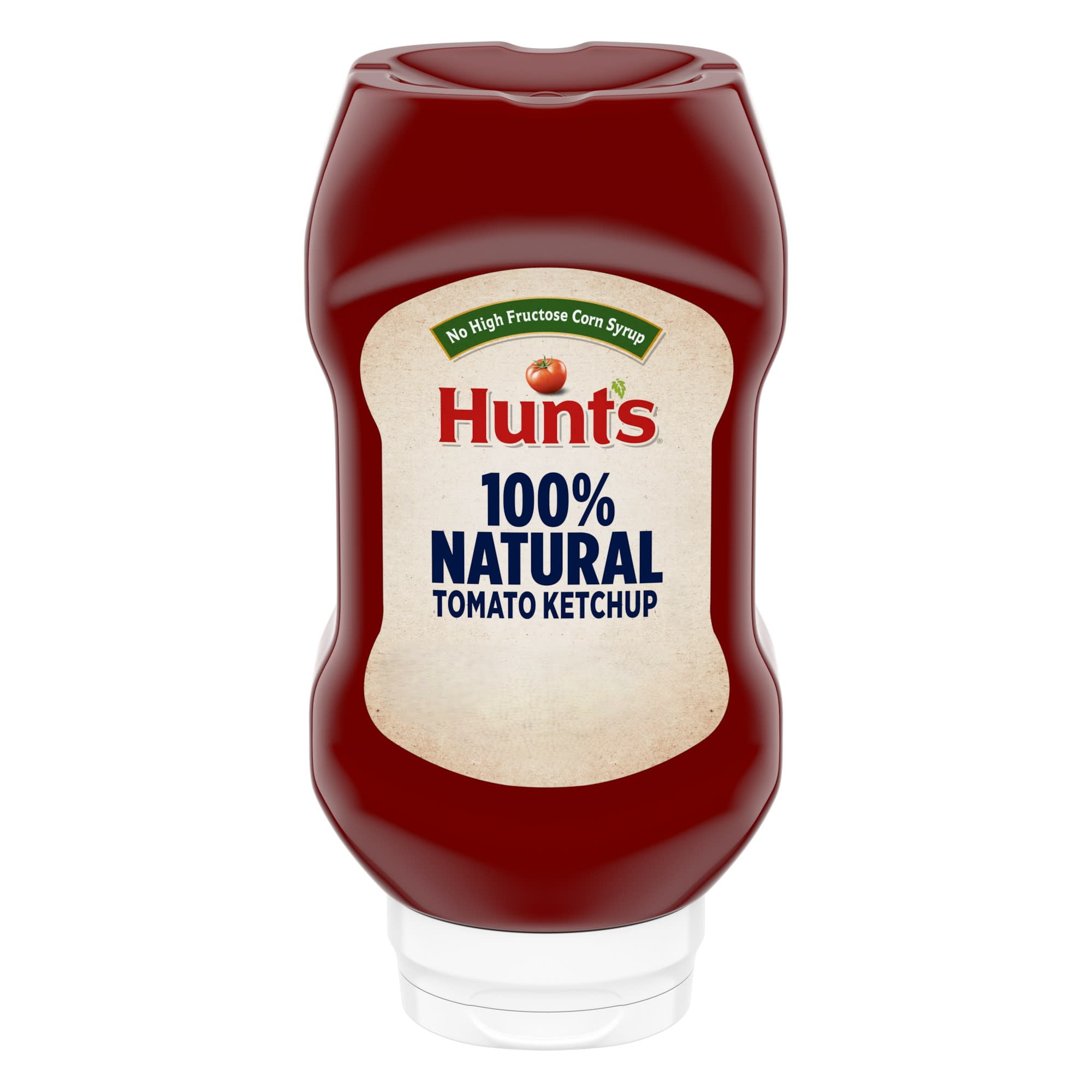 (12 pack) Hunt’s 100% Natural Tomato Ketchup, No High Fructose Corn Syrup, 14 oz. Squeeze Bottle