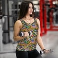 thumbnail image 5 of Fotbe USA 1 Womens Loose Fit Casual Flowy Slim-Fit Tank Tops Athletic Round Neck Trendy Sleeveless Summer Tops for Gym and Yoga-Medium, 5 of 7