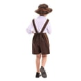 thumbnail image 4 of Akiihool Outfit for Baby Boy Toddler Baby Boy Clothes Long Sleeve Sweatshirt Pants Set Fall Winter Outfits Brown,7-8Years, 4 of 8