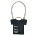 thumbnail image 1 of Combination Lock 3 Digit Combination Lock  For Case Cute Combination Lock Cute Portable Combination Lock Zinc Alloy Clothes Shaped  For Suitcase Filing CabinetBlack, 1 of 1