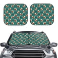 thumbnail image 6 of Lsque Cartoon Poodle Dog 2 PCS Windshield Sun Shade | CarFoldable Window Covers | Car Accessories Reflect UV for Universal Cars SUV Truck | Medium, 6 of 7
