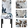 thumbnail image 3 of Fundas protectoras para sillas de comedor, elásticas, de ajuste universal, de material lavable de alta calidad, fáciles de limpiar, elegantes fundas para banquetes de hotel (juego de 4), 3 of 5