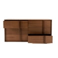thumbnail image 2 of Limari Home Berlin Modern Veneer and Solid Wood Bedroom Dresser in Walnut, 2 of 9