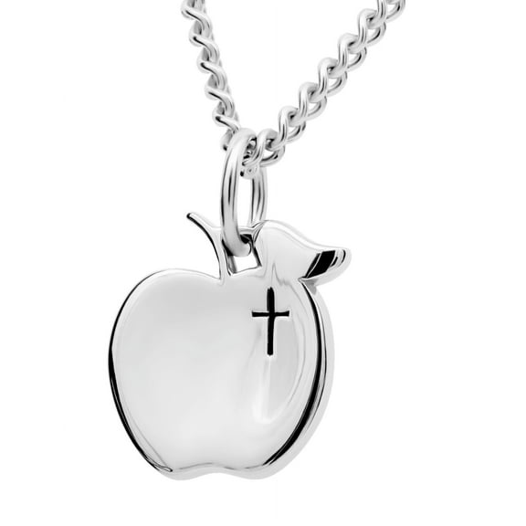 Women Teacher's Apple Necklace-Titus 2:7-8 by Shields of Strength