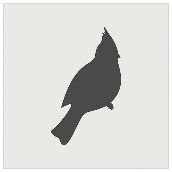 Cardinal Bird Solid DIY Cookie Wall Craft Stencil - 5.5 Inch