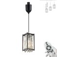 thumbnail image 1 of FSLiving Télécommande Hauteur Réglable Type H Éclairage sur Rail Abat-Jour Double Cuboïde Lampe 4 Pieds Style Vintage avec Ampoules Edison Intelligentes, Minuterie 2200K-6500K Décorer pour Table à Manger - 1 Pack, 1 of 9