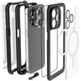 thumbnail image 4 of Funda GHOSTEK Nautical Clip para iPhone 15 PRO Transparente MagSafe contra agua, 4 of 9