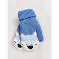 thumbnail image 3 of Guantes de punto para bebé Manoplas mágicas de invierno Gruesas y cálidas con forro polar Guante cálido de invierno para niños Mitones Juego de esquí Guante cálido para nieve con Str antipérdida, 3 of 5