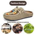 thumbnail image 3 of BERANMEY Cork Mules for Women Boho Slip-On Womens Mules with Memory Foam Comfort & Non-Slip Cork Sole Casual Indoor Outdoor Clogs for Women & Men, 3 of 7