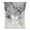 Grey, variant on Marble Blue Tie Up Curtains for Windows, Adjustable Rod Pocket Valance Shade, Modern Abstract Ink Painting Luxury Light Filtering Window Treatment for Kitchen Bedroom Living Room 34"x 45"