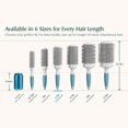 thumbnail image 3 of Professional Round Brush for Blow Drying - Small Ceramic Ionic Thermal Barrel Brush for Sleek, Precise Heat Styling and Salon Blowout - Lightweight Round Hair Brush (Barrel 1.3 inch, Bristle 2 Inch), 3 of 9
