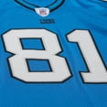 thumbnail image 4 of Men's Mitchell & Ness Calvin Johnson Blue Detroit Lions 2007 Authentic Throwback Retired Player Jersey, 4 of 7