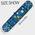 thumbnail image 3 of Yayeee Double Oven Mitt Kitchen Heat Resistant Baking 35" x7" Quilted Glove, Blue Abstract, 3 of 6