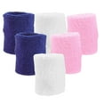thumbnail image 1 of Minkissy Stretchy Wristbands Wrist Bands Polyester White 6Pcs Yoga, 1 of 8