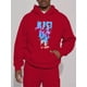 thumbnail image 3 of Sudadera con capucha con estampado de eslogan, sudaderas con capucha geniales para hombres, sudadera con capucha de diseño gráfico informal para hombres con bolsillo de canguro para el otoño de invier, 3 of 4