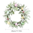 thumbnail image 3 of Easter Decorations For Home Easter Front Door Wreath With Colored Egg Spring Assorted Tree Decorations Colorful Indoor Outdoor Home Decor Patio Porch Bunny Decor Easter Egg Decoration, 3 of 6