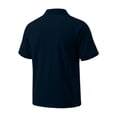 thumbnail image 5 of Yifymode Polo Shirts for Men Dry Fit Golf Polos Pleated Short Sleeve Button Up Shirt Plus Size Summer Cotton Athletic Tshirts,Navy XL, 5 of 7