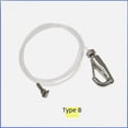 thumbnail image 3 of Dispositivo de pintura colgante con cuerda de alambre de acero inoxidable, gancho ajustable, cordón de estudio engrosado, accesorios de hardware con cabeza de serpiente invisible, 3 of 4