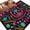 Black, variant on Large Area Rugs for Living Room Bedroom, Colorful Mexico 6'x9' Rug Washable Carpet Runner Indoor Outdoor, Modern Abstract Flowers Leaf Orange Pink Non Slip Floor Mats Rug for Kitchen, Playroom