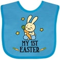 thumbnail image 3 of Inktastic My 1st Easter Boy Bunny Rabbit Boys Baby Bib, 3 of 4