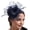A, variant on Roleplaying Fascinator Hat Feathered Flower Hat with Hair Clip Cocktails Party Flower Tulle Hat 20s Flapper Hat