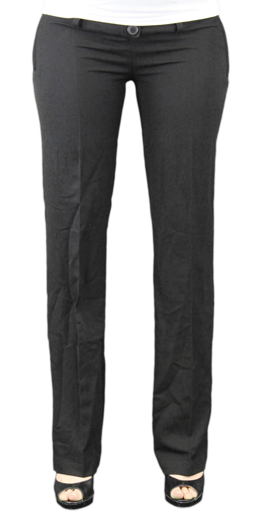 9 Fashion Maternity Zaco Black FullPanel Dress Pants Sz S