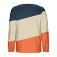 thumbnail image 6 of Womens Long Sleeve Tops 2026 Trendy Gradient Square Neck Pullover Shirts Spring Causal Dressy Loose Fit Tunic Blouse, 6 of 6