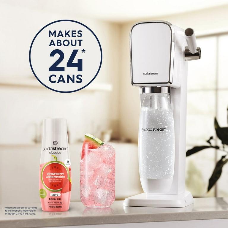 新品　soda stream Amazon.com: SodaStream - ART Sparkling Water Maker | STARTER